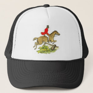 Fox Hunt Jumper Hunter Horseback Riding Trucker Hat