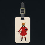 Fox Hunter 2 Full 3 Luggage Tag<br><div class="desc">Animals & Nature</div>