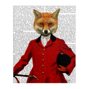 Fox Hunter 2 Portrait Acrylic Print