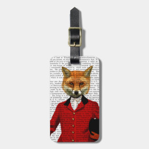 Fox Hunter 2 Portrait Luggage Tag