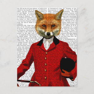 Fox Hunter 2 Portrait Postcard