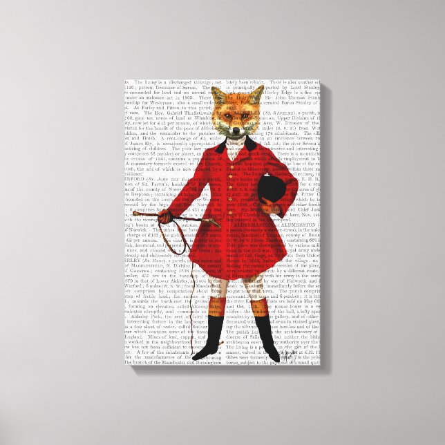Fox Hunter Canvas Print (Front)
