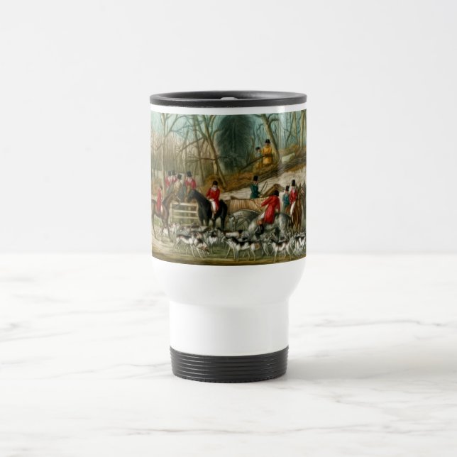 Fox Hunting 1 Travel Mug (Center)
