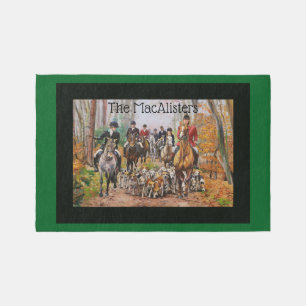 Fox Hunting Door Mat