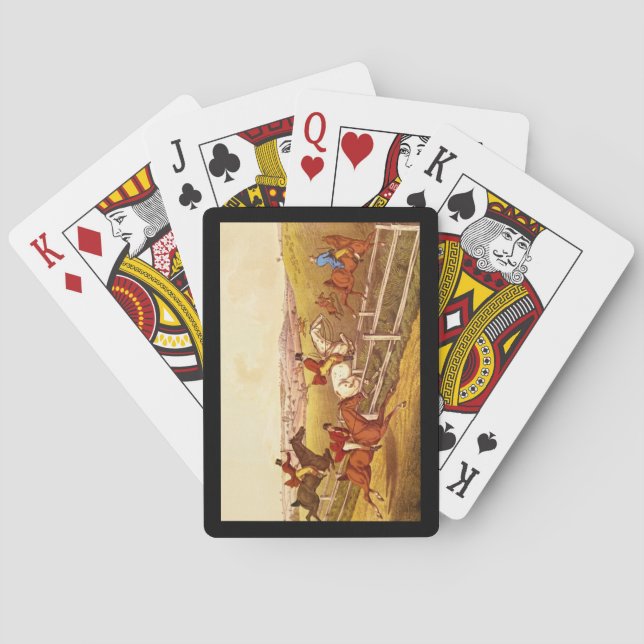 Fox Hunting', Henry Alken_Engravings Poker Cards (Back)