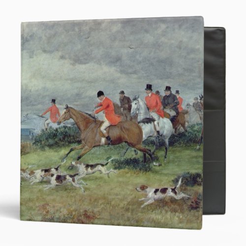 Fox Hunting in Surrey 19th century 3 Ring Binder