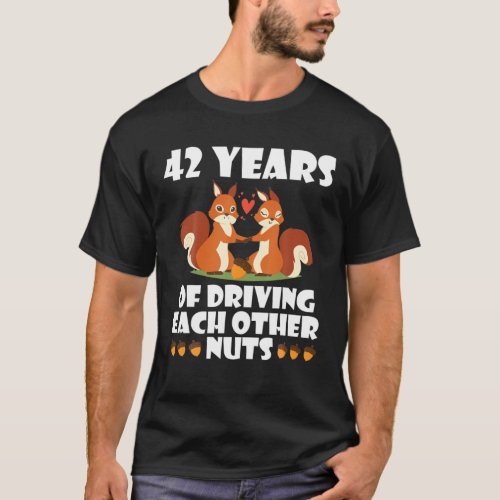 Fox Husband Wife Married 42 Years Of Driving Each T_Shirt