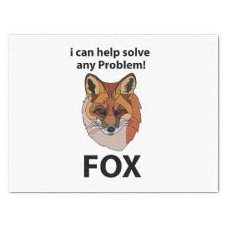 Fox I Can Help Solve Any Problem Funny Fox