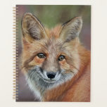 Fox illustration daily planner<br><div class="desc">Fine Art on Useful Things #zazzlemade #fox
My foxy friend on your daily planner.
Pastel Pencil Portrait</div>