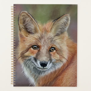 Fox illustration daily planner