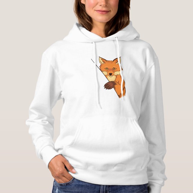 FOX ILLUSTRATION HOODIE (Front)