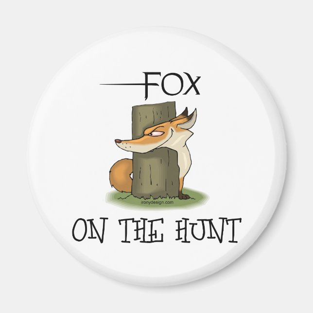 Fox Image Magnet (Front)