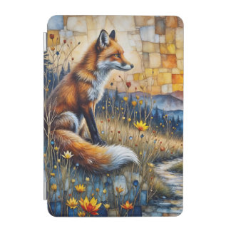 Fox in a Floral Meadow iPad Mini Cover