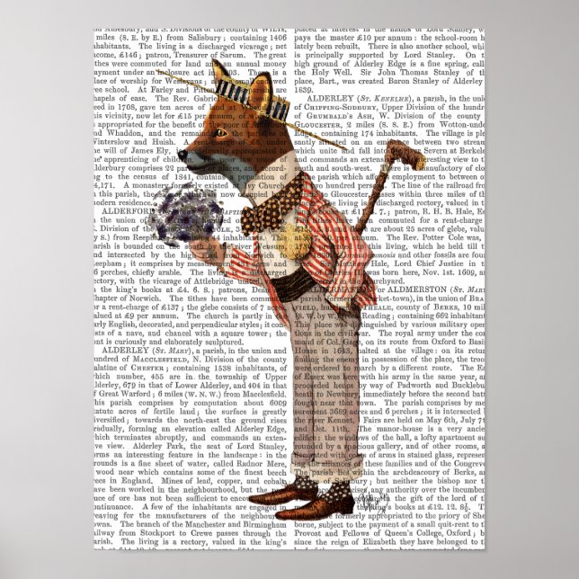 Fox in Boater Poster (Front)