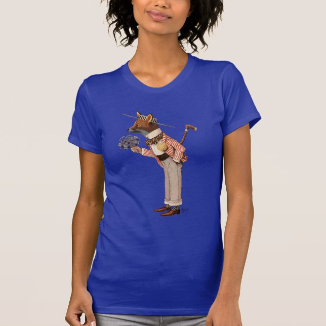 Fox in Boater T-Shirt (Front)