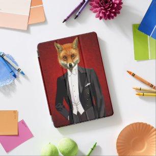 Fox In Evening Suit, Portrait iPad Pro Cover
