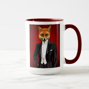 Fox In Evening Suit, Portrait Mug