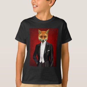 Fox In Evening Suit, Portrait T-Shirt