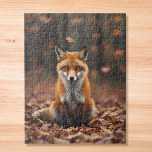 Fox in forest jigsaw puzzle