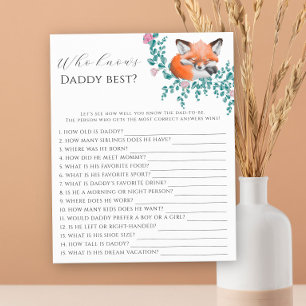 Fox in greenery - Who knows daddy best game