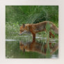 Fox in pond jigsaw puzzle
