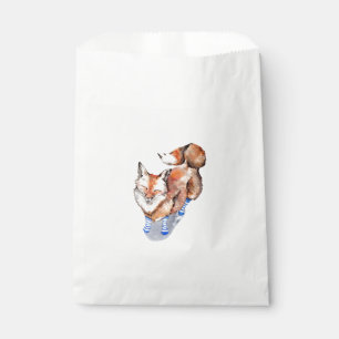 Fox in Socks Favor Bag