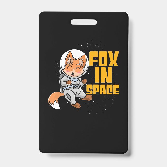 Fox In Space Badge (Front)