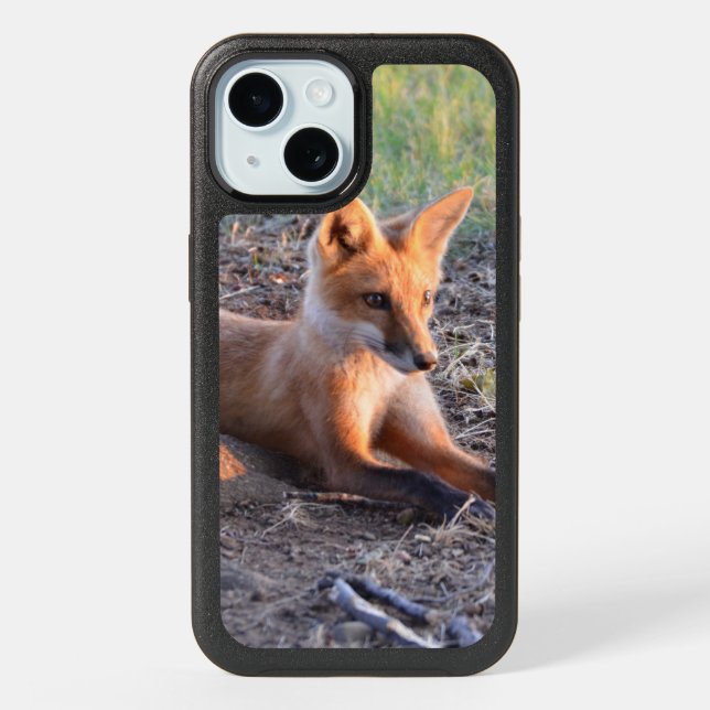 Fox in Sunlight iPhone 15 Case (Back)