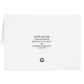 Fox in the Desert "Safe House" Cards (Back Horizontal)