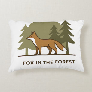 Fox in the Forest Accent Pillow
