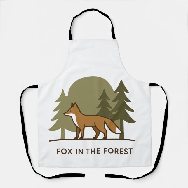 Fox in the Forest Apron (Front)