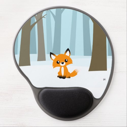 Fox in the Forest Gel Mousepad