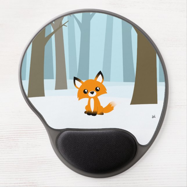 Fox in the Forest Gel Mousepad (Front)