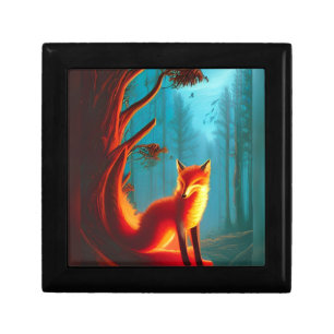 Fox in the forest gift box