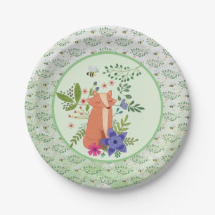 Fox in the forest Pappteller Paper Plates