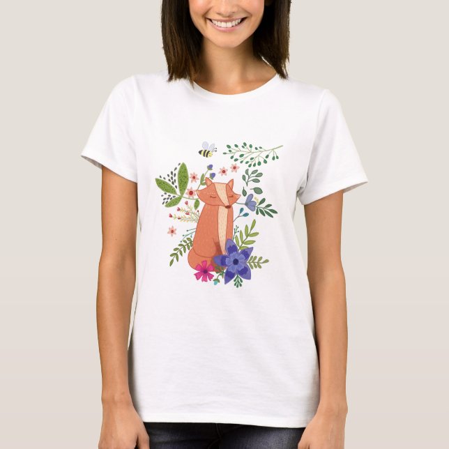 fox in the forest T-Shirt (Front)