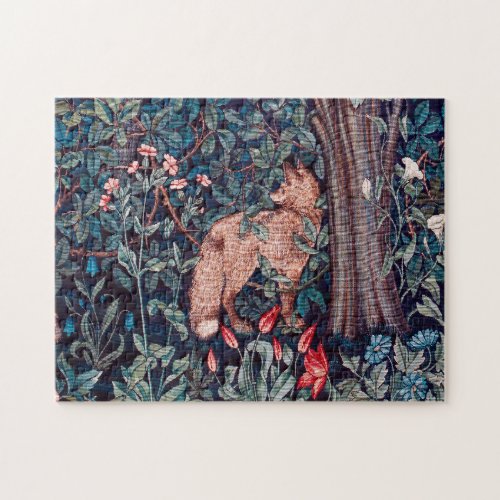 Fox in The Forest William Morris Jigsaw Puzzle