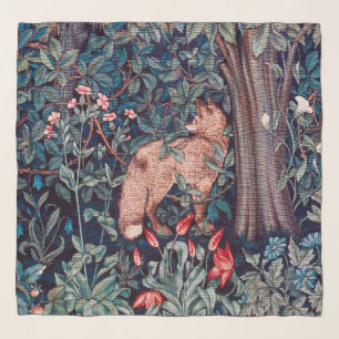 Fox in The Forest, William Morris Scarf