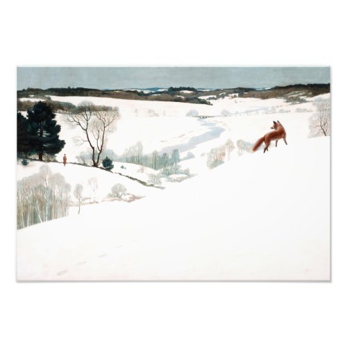 Fox in the Snow 1935 by Newell Convers Wyeth Photo Print