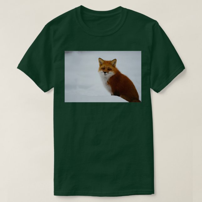 Fox in the snow 2 T-Shirt (Design Front)