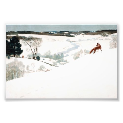 Fox in the Snow by Newell Convers Wyeth Photo Print