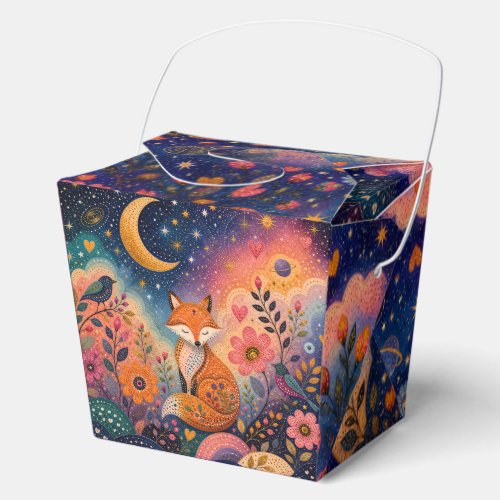 Fox in the Star Garden Favor Boxes
