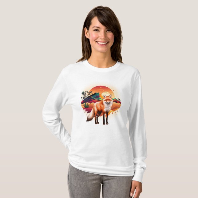 Fox in Winter T-Shirt (Front Full)