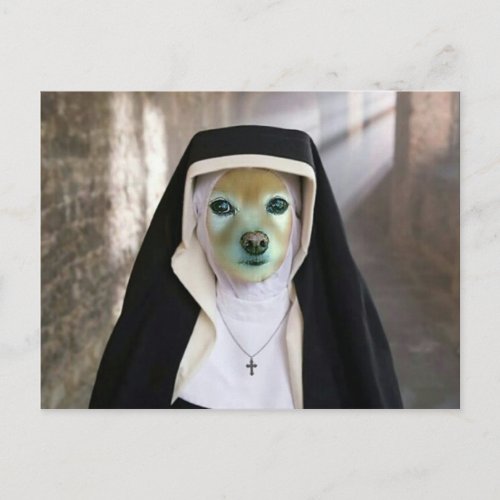 Fox Is Another Nun Postcard