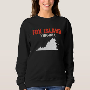 Fox Island Washington USA State America Travel Was Sweatshirt