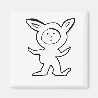 Fox Jammies by Cussdum Designs Magnet