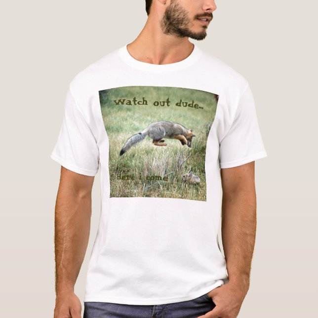 Fox jumping. T-Shirt (Front)