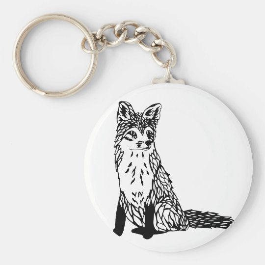 Fox Key Chain | Zazzle.com