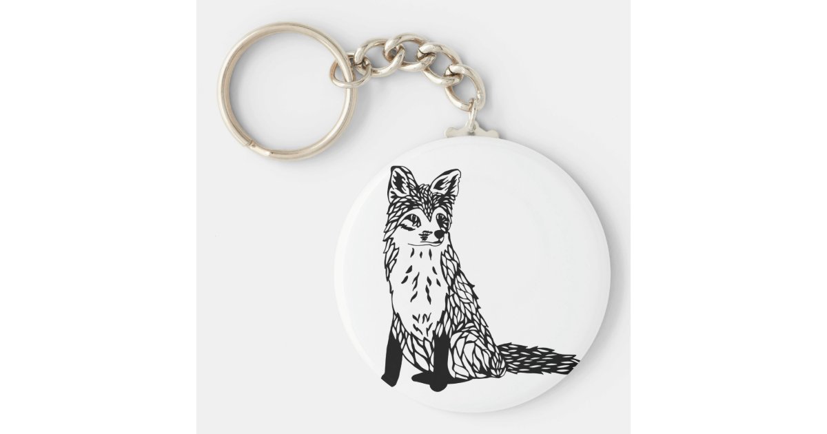 Fox Key Chain | Zazzle.com