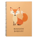 Fox Kid&#39;s Cute Woodland Animal Notebook at Zazzle